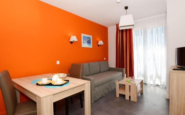 Modern apartment with a balcony located 600m. from the beach