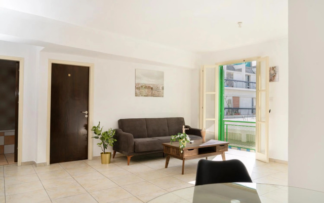 City center studio with terrace view