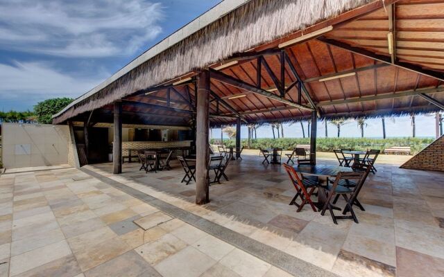 Apto térreo pé areia em Porto das Dunas