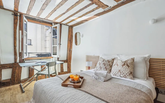 Stylish 1BR - Walkable to Opera & Louvre