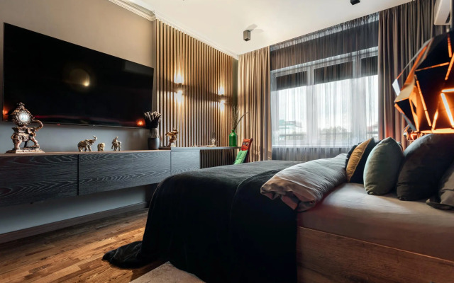 Апартаменты Fishing Vilagge Luxe (Рыбная деревня Люкс) на улице Октябрьская 57