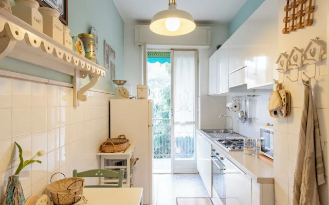 Stylish flat balcony near Rapallo Castle