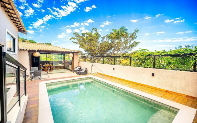 Bz25 Casa com Pisc Geribá 250m da Praia