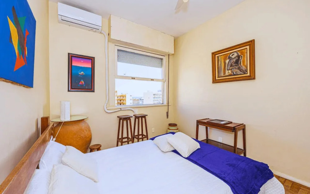 Rj03 Ipanema Ap 2 quartos 200m da praia