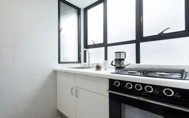 Roma Norte 2BR - Parking, Sleeps 6 -great Wifi