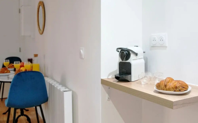 Central Paris 1BR near Montorgueil