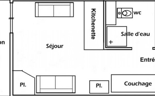 Appartement Les Saisies, 1 pièce, 3 personnes - FR-1-293-3
