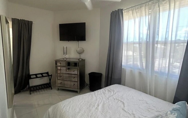 Kick back and relax in this calm, stylish space