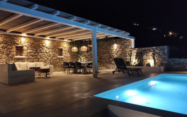 Mykonian Luxury Villa Azure w View Pool