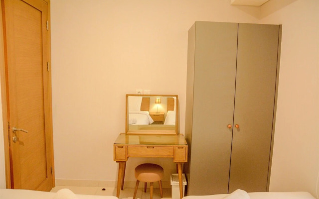 2BR Apartment with Twin Beds at Taman Anggrek Residences