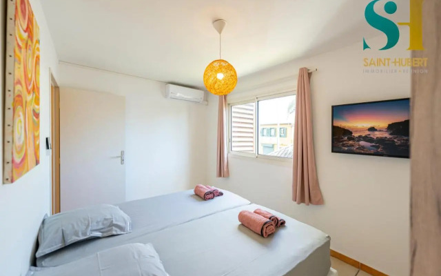 "Le Cosy", 2 chambres, Centre-ville de Saint-Denis