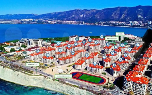 Апартаменты на улице Крымская 22 к 23