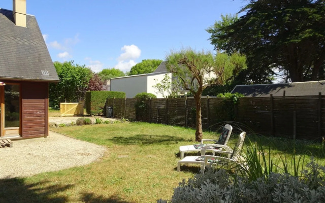 Wooden House by Beach Near Barneville