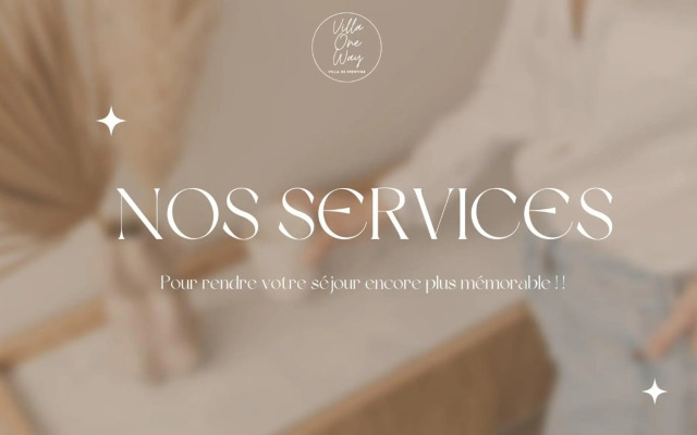 Villa Oneway avec piscine - 12 Pers