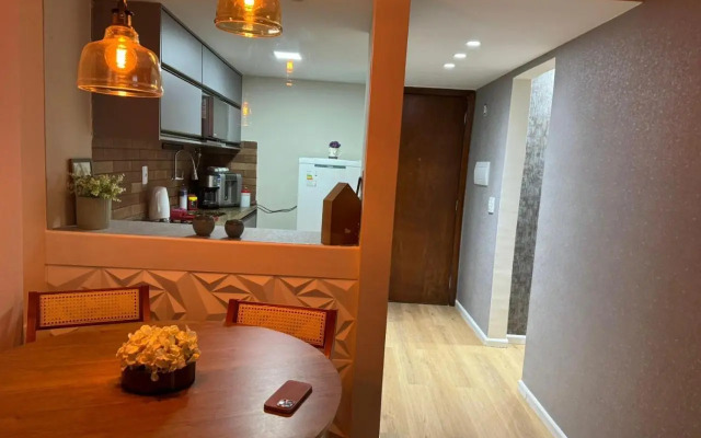 Maravilhoso apartamento 2 quartos vista mar no Ondina Apart