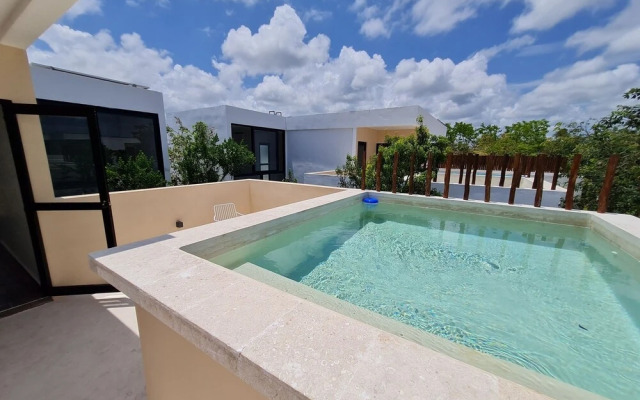 Casa Mexicana Moderna - Piscina Privada