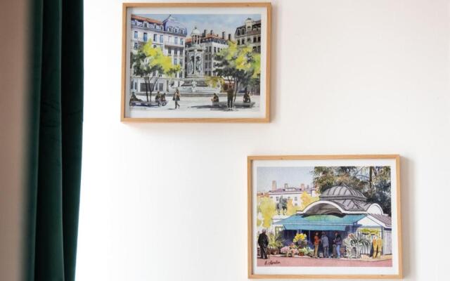 Le Musigny - Superbe studio moderne au calme proche place Valmy