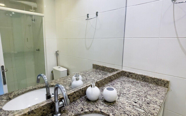Apartamento com linda vista mar no Rio Vermelho