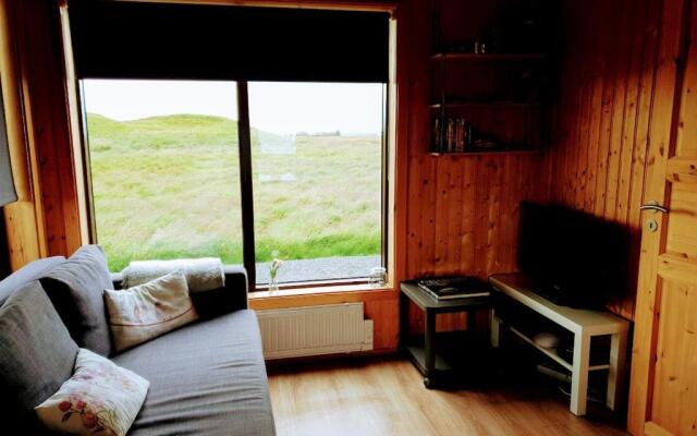 Hekla Cabin 3 Volcano and Glacier View