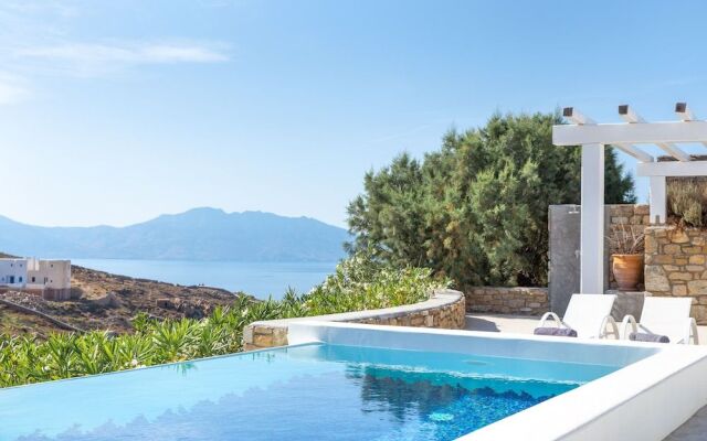 Glorious Aegean View Pool Villa Pharos
