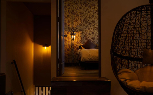 The miracle of blue hot spring