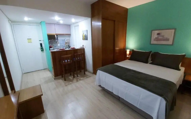 Aparthotel Qi Intelligence Moema internet e limpeza UH1206