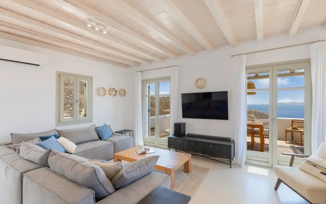 Modern Mykonos Villa Private Pool Stunning View