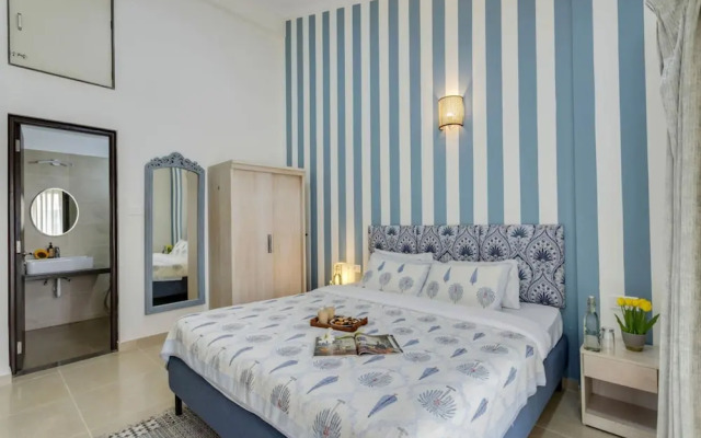 1BR w Pool Sauna Near Calangute Baga Beach