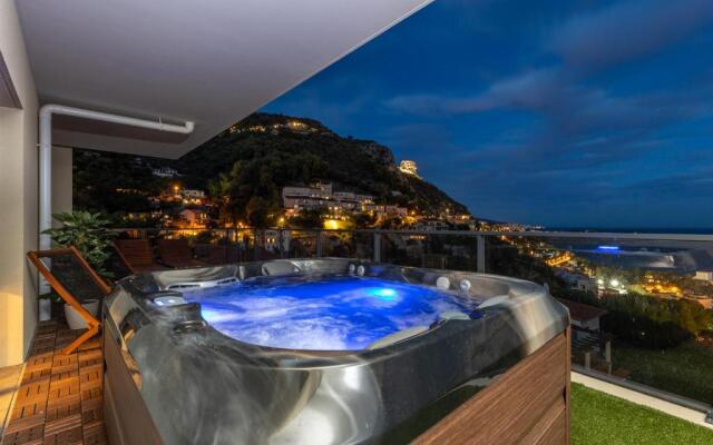 Monaco view, pool, garage, 100 m2 terrace