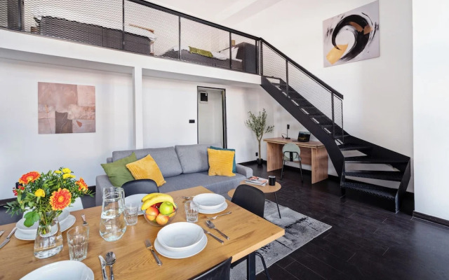 Charming loft with balcony