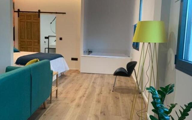 Párpados, casa con jacuzzi para dos