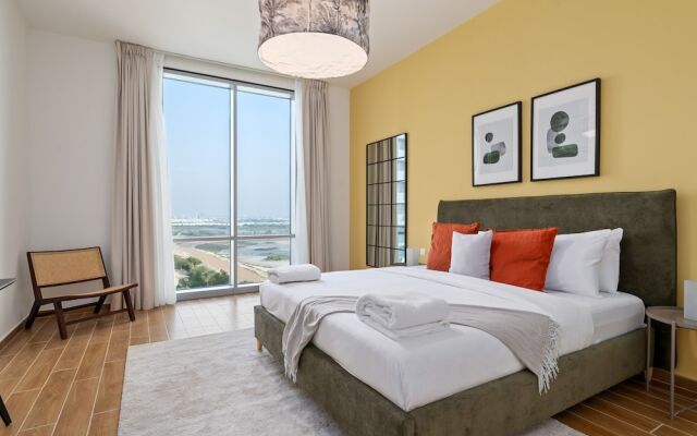 Modern Apartment With Partial Canal and Pool View