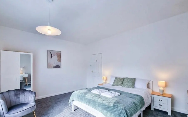 White Cozy House With Pool Table Game Room