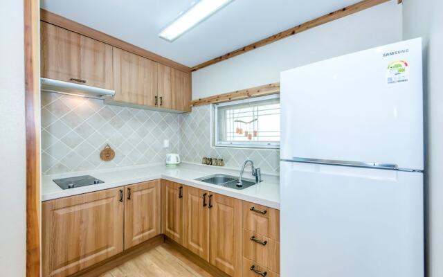 Stone Statue Village Hanok