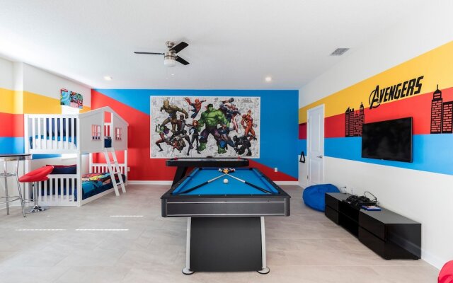 Family Reunion 10br Villa Pool/spa Near Disney!