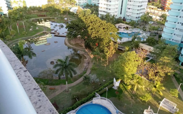 Mountain, lake and pool view apartment