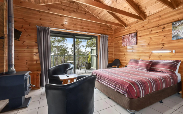 Lumera Chalets – Balcony – St Marys