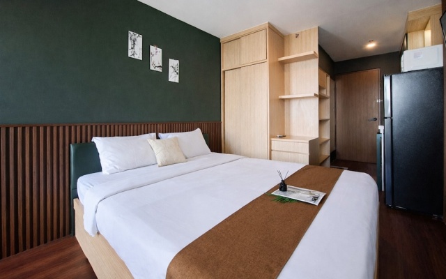 Green Urban Style Studio Room At Apartment Sudimara Forestwalk – Guest Rooms – South Tangerang