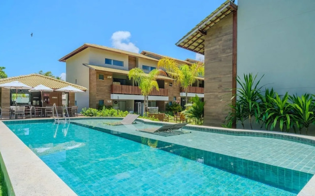 Apt w/ Pool and 2 Suites in Guarajuba Tra0014