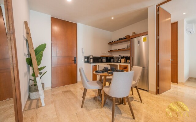 NHOA 112A Lux 2BR Condo Plunge Pool in Aldea Zama