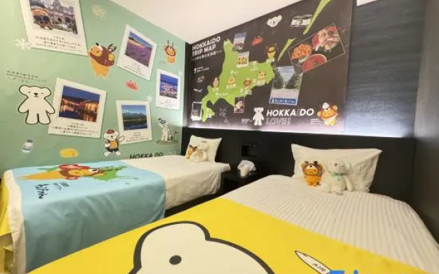 AIRDO Kyun-chan Collaboration Twin room (트윈 침대 2개) 사진 1