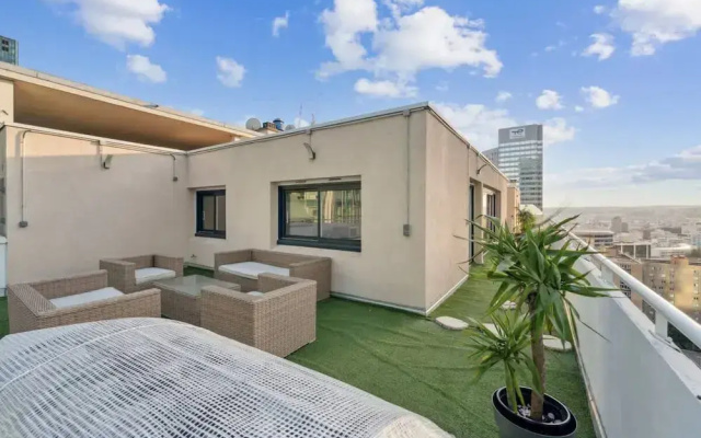 Exceptional Terrace apt - La D Fense - Bail Mob