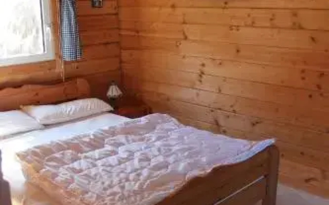 Haus Seerobbe-Blockhaus im Garten