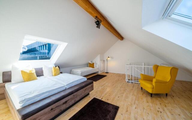 Stylisches Penthouse zentral Tischfussball 100m2 Wii