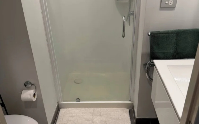 Queen Street 2BR Apartment With Free car Park – Bathroom – Auckland
