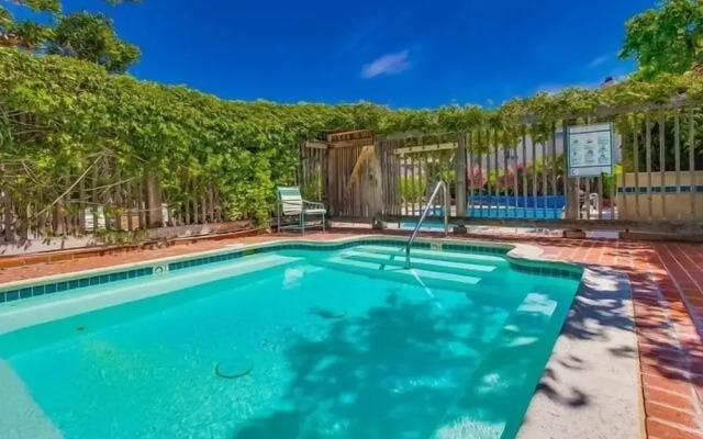 Beachfront Townhome in Solana Beach features Private Den SS166 by RedAwning