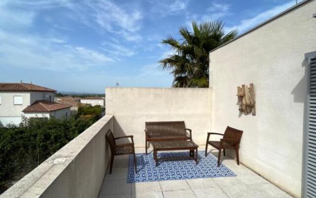 Superbe duplex avec jardin et terrasse