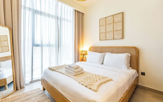 Condo With Burj Khalifa View In City
