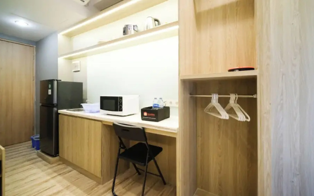 Homey And Warm Studio No Kitchen The City Square Surabaya Apartment — фото 4
