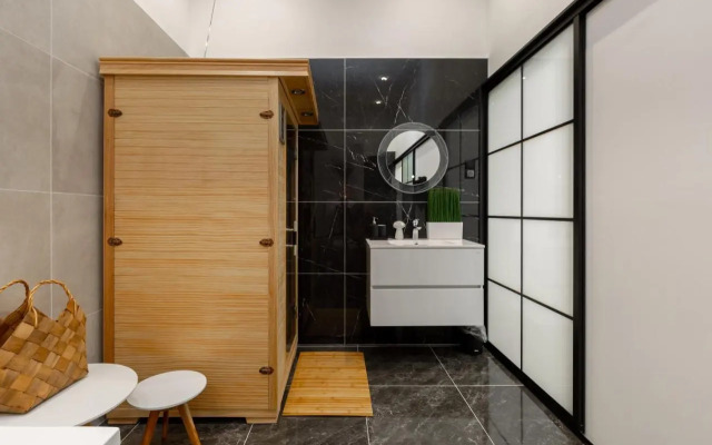 SUPER CENTRAL 2BR-2BT with Balcony&View&Sauna&Jacuzzi